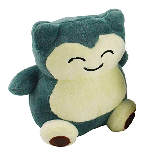 Juguetes de Peluche Pokemon de la Felpa muñeca muñecas pequeña muñeca Snorlax (Color : Photo Color)