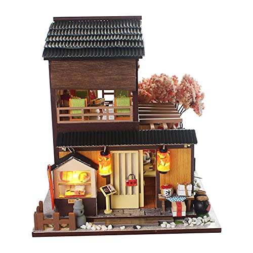 Juguetes Modelo Japoneses, Modelo De Tienda AAA Batería No Incluida DIY Sushi Shop Modelo Miniatura Muebles De Casa para Sala De Estar Dormitorio Oficina En Casa Deco