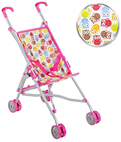 JUINSA-96640 Silla MUÑECA Plegable BÚHOS 51 X 26 X 55 CM, Multicolor (96640)