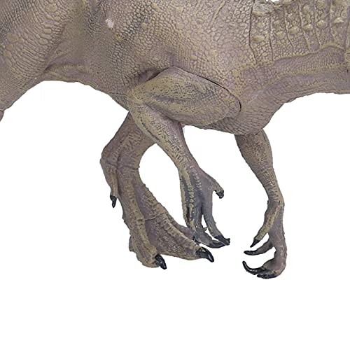 JUnYuKj Indominus Rex, Modelo de Dinosaurio de simulación, colección de tiranosaurio jurásico, Juguete Educativo de Gran tamaño para niños(Gris)