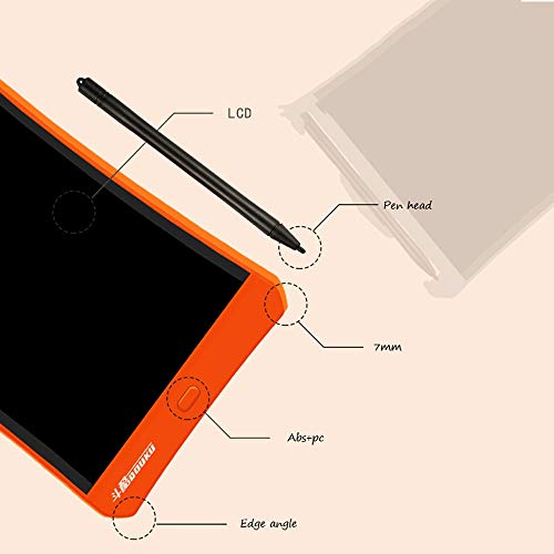 JXSBD LCD tablero de escritura del dibujo del arte de la tableta aumentó la versión electrónica de la tableta, 9 pulgadas Digital Gráficos eWriter portátil de escritura a mano las Pastillas de bloqueo