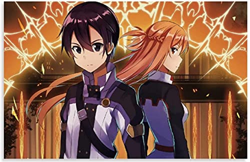 JYSHC Jigsaw Puzzle 1000 Piezas Anime Sword Art Online Posters Madera Niños Juguetes Juego De Descompresión Gt547Kp