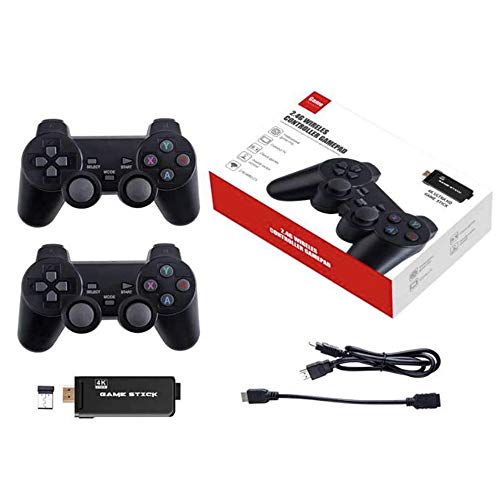 K KLACK PriceQuality Video Consola Retro con Juegos portatil Gamepad 4k Ultra HD Wireless Dos mandos 2.4g Arcade 3000 Consola