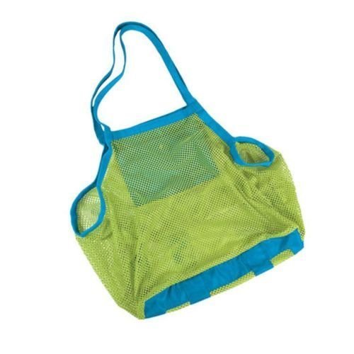 KAEHA, 45 x 30 x 45 cm Bolso de Asas de Arena de la Playa para los Juguetes Grandes y de la Ropa, Verde, Unisex-Adult