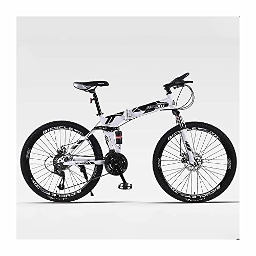 Kaidanwang Bicicletas Plegables Adulto Adolescente Estudiante Bicicleta de montaña Bicicleta Plegable Bicicleta for Hombres y Mujeres 21 velocidades Variable (Size : 24Inch)