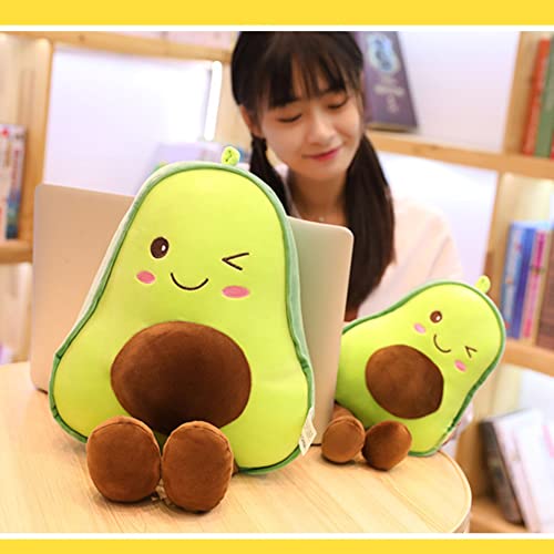 KANGL Lindo juguete de peluche de aguacate mini cómoda almohada muñeca regalo de cumpleaños de Navidad dormitorio sala de estar 45 cm