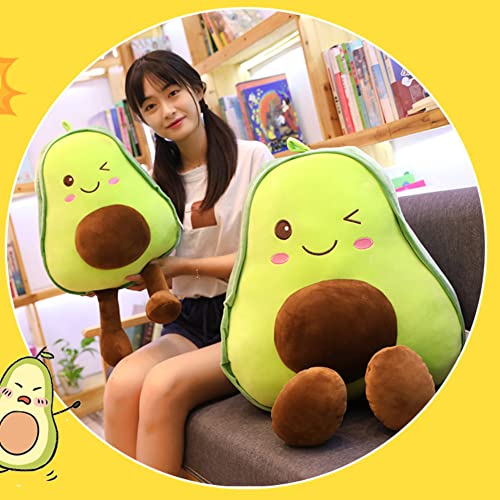 KANGL Lindo juguete de peluche de aguacate mini cómoda almohada muñeca regalo de cumpleaños de Navidad dormitorio sala de estar 45 cm