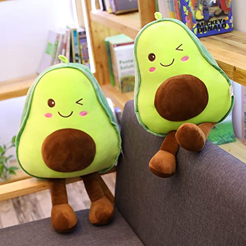 KANGL Lindo juguete de peluche de aguacate mini cómoda almohada muñeca regalo de cumpleaños de Navidad dormitorio sala de estar 45 cm