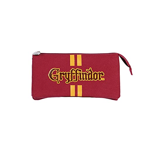 KARACTERMANIA Harry Potter Lion-Estuche Portatodo Triple HS, Rojo