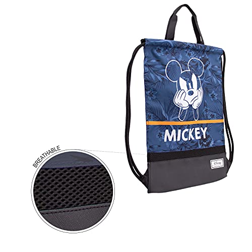 KARACTERMANIA Mickey Mouse Blue-Saco de Cuerdas Storm con Asas, Color Azul (“02358”)