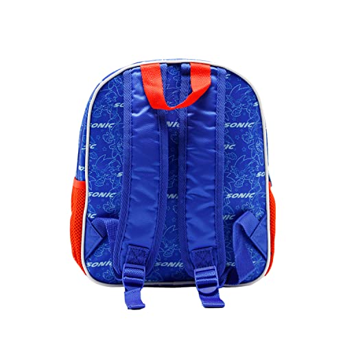 KARACTERMANIA Sega-Sonic Velocity-Mochila 3D Pequeña, Azul