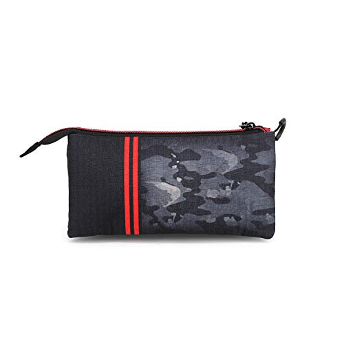 KARACTERMANIA Spiderman Dark-Estuche Portatodo Triple HS, Multicolor