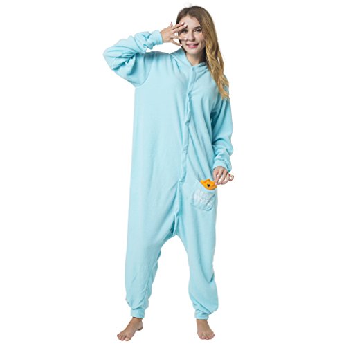 Katara-(10+ Modelos) Kigurumi Pijamas Disfraz de Animal Halloween Carnaval, Adultos, Color monstruo de las galletas, Talla 145-155cm (1744) , color/modelo surtido