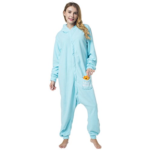 Katara-(10+ Modelos) Kigurumi Pijamas Disfraz de Animal Halloween Carnaval, Adultos, Color monstruo de las galletas, Talla 145-155cm (1744) , color/modelo surtido