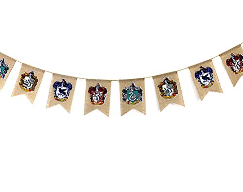 kelihood Bandera de Harry-Potter Hogwarts Pancarta de Harry-Potter Hogwarts 21X14CM