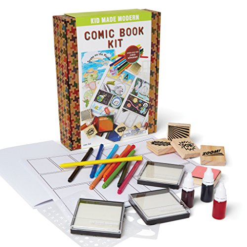 Kid Made Modern Comic Book Kit de Manualidades para niños, Multicolor (K006)