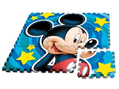 Kids Alfombra Puzzle Mickey, 90 x 90 cm (WD17628)