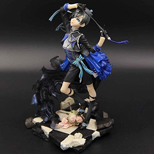 KIJIGHG Estatua de Anime Black Butler Anime Figura Modelo Brina Palencia Estatua Decoración del hogar Vida Diaria Coleccionables Juguetes para niños Regalo 22CM