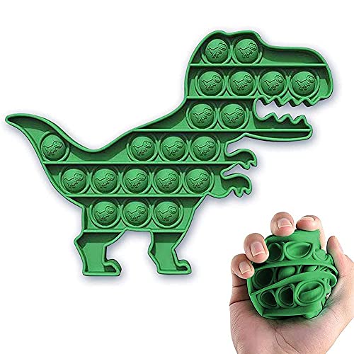 Kine Pop Popping it Fidget Toy Dinosaure - Juguetes antiestrés para niños y niñas, adultos, diseño Pop Bubble Sensory Fidjetoys para la Concentración y la Calma