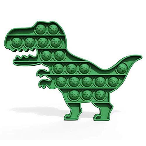 Kine Pop Popping it Fidget Toy Dinosaure - Juguetes antiestrés para niños y niñas, adultos, diseño Pop Bubble Sensory Fidjetoys para la Concentración y la Calma