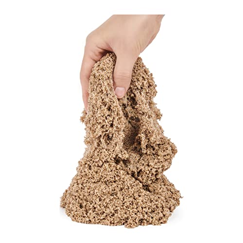 Kinetic Sand Arena mágica Kinetic de Suecia, Color marrón Natural, 5 kg, conocida por guarderías, a Partir de 3 años, Puede aplicar. (Spin Master 6060996)