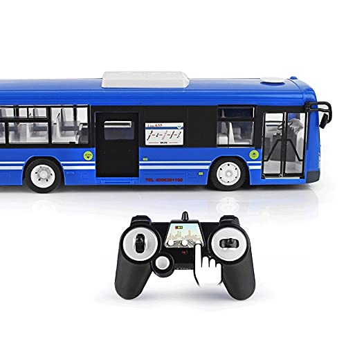 Kioiien Juguete para niños Control remoto Escuela Bus Toy 2.4GHz Wireless RC Autobús de autobuses de autobuses de autobuses de autobuses de autobuses con sonidos realistas Puertas de apertura de luz R