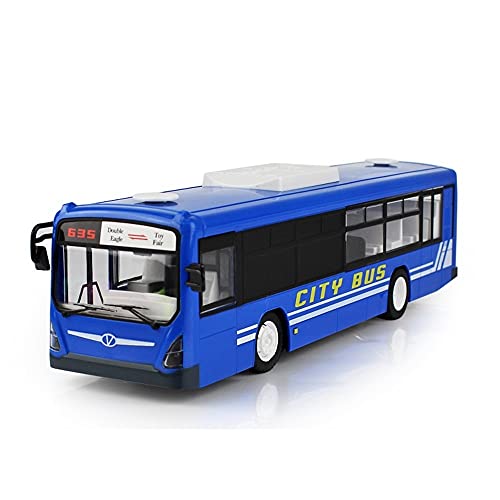 Kioiien Juguete para niños Control remoto Escuela Bus Toy 2.4GHz Wireless RC Autobús de autobuses de autobuses de autobuses de autobuses de autobuses con sonidos realistas Puertas de apertura de luz R