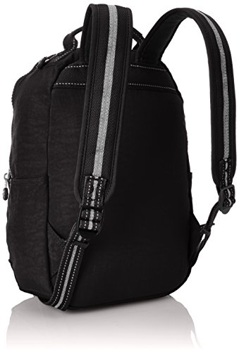 Kipling SEOUL GO Mochila escolar, 44 cm, 27 litros, Negro (True Black)