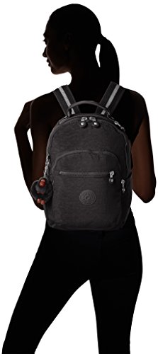 Kipling SEOUL GO Mochila escolar, 44 cm, 27 litros, Negro (True Black)