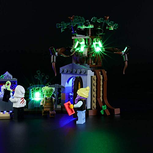 Kit de iluminación LED para cementerio Misterio – Compatible con Lego 70420 Building Blocks Model– No incluye el juego Lego