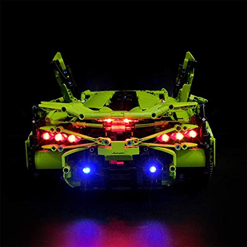 Kit de iluminación LED RC para Lego 42115 Lamborghini SIAN FKP37 (Solo LED Incluido, sin Kit Lego)