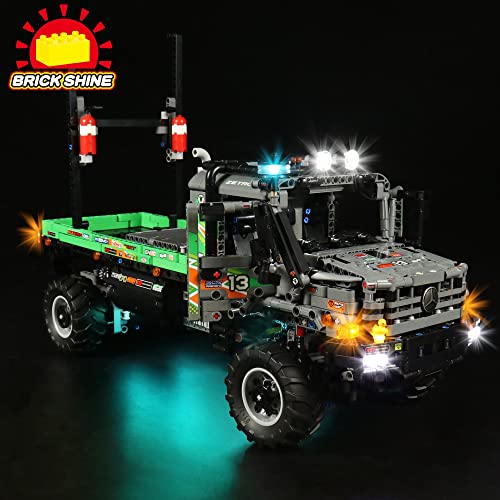 Kit de luces GC para Lego Mercedes-Benz Zetros Trial Truck 42129 (el juego Lego no está incluido) (mando a distancia)