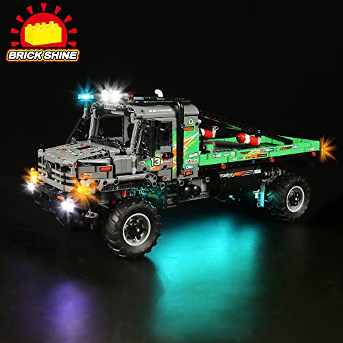 Kit de luces GC para Lego Mercedes-Benz Zetros Trial Truck 42129 (el juego Lego no está incluido) (mando a distancia)