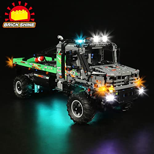 Kit de luces GC para Lego Mercedes-Benz Zetros Trial Truck 42129 (el juego Lego no está incluido) (mando a distancia)