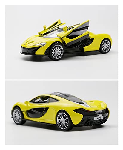 Kit Juguetes Coches Metal Resistente 1:32 para McLaren P1 Coche Deportivo De Aleación Modelo De Fundición A Presión Colección De Regalos para Niños Maravilloso Regalo (Color : Verde)