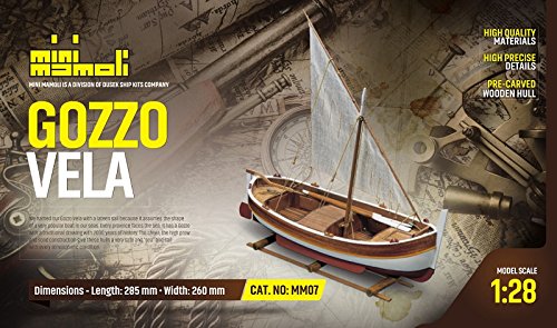 kit modelo de barco GOZZO MEDITERRANEO VELA categoria scale