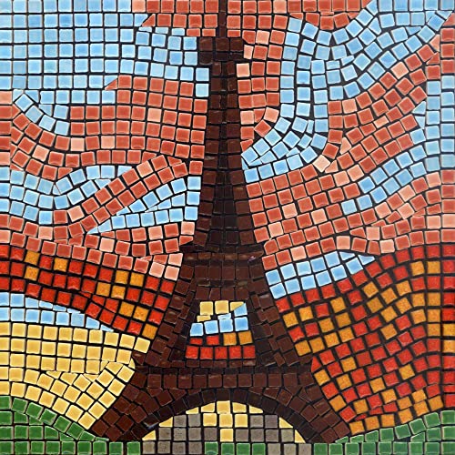 kit mosaico DIY manualidades, 20x20cm Torre Eiffel