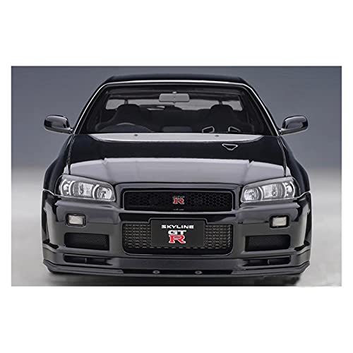 Kits Juguete Modelo Coche Clásico para Nissan Skyline Ares GTR R34, Fundición A Presión, Modelo Coche Aleación Alta Simulación, Serie Extraíble, Coche De Juguete para Niños Expresión De Amor