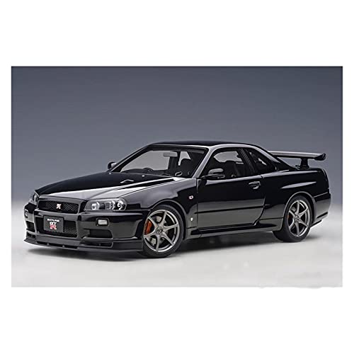 Kits Juguete Modelo Coche Clásico para Nissan Skyline Ares GTR R34, Fundición A Presión, Modelo Coche Aleación Alta Simulación, Serie Extraíble, Coche De Juguete para Niños Expresión De Amor