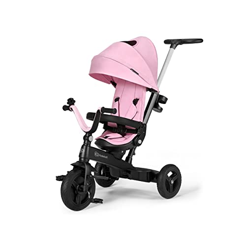 kk KinderKraft Triciclo Evolutivo Twipper, Asiento Giratorio 360 Grados, 9 Meses A 5 Años, Krtwip00pnk0000, Color Rosado