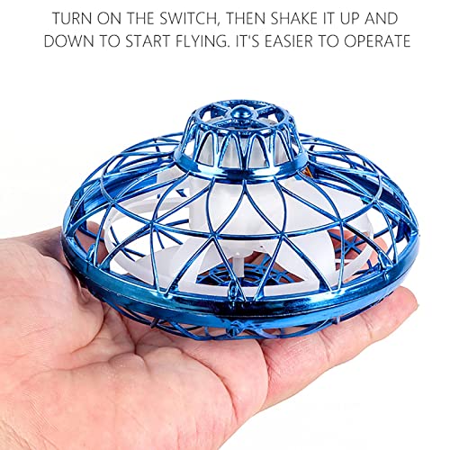 Ksruee Drone de Juguete Volador, Drones controlados a Mano para niños o Adultos, helicóptero de Drone UFO, Juguete de Drone de Bola voladora fácil de Interior y Exterior para niños y niñas