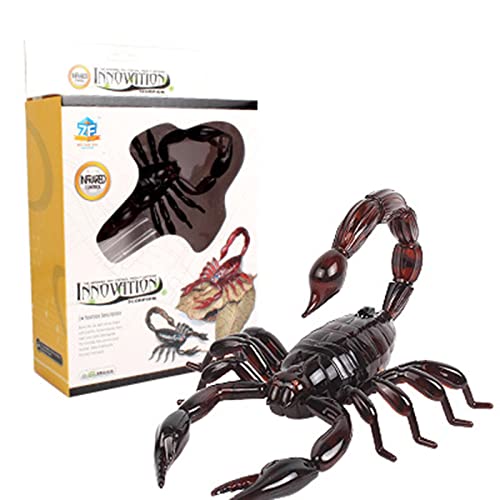 Ksruee Scorpion Robot Toy - Control Remoto Scorpion Infrarrojos Broma de Juguete Tricky Animal Model Scary Bugs Favores de Fiesta para niños y Adultos Entretenimiento