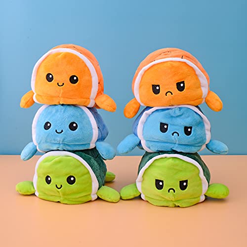 KUNSTIFY Tortuga de peluche para niñas, mujeres y niños, para expresar el humor, regalo para novia, tortuga verde