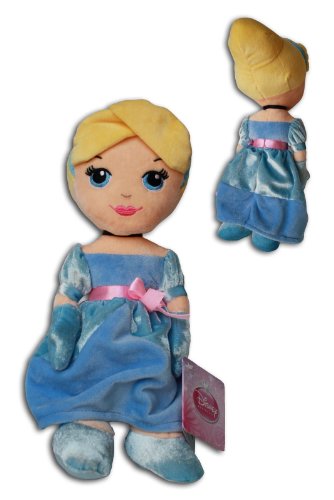 La Cenicienta 30cm Muñeco Peluche Princesa Disney Chica Rubia Vestido Azul