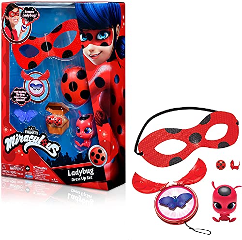 Ladybug: Conviértete en Ladybug Juego de Rol Miraculous - (Bandai P50601)