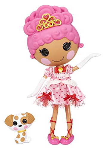 Lalaloopsy Sew Royal Princess Party - Crumpets & Teacup Hearts - con 4 muñecas y 3 Animales - Incluye Tiara, póster y Set de Juego de Castillo - Desarrolla la imaginación - Edad: 3+ años