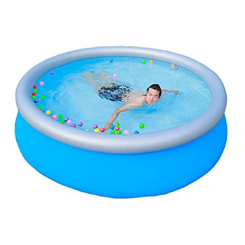 LANGTAOSHA Piscina Inflable Grande para Niños Y Adultos, Piscinas Infantiles Redondas para Niños, Piscina Familiar Grande De PVC Inflable para Exteriores, Salón, Patio Trasero, Jardín,366x76cm