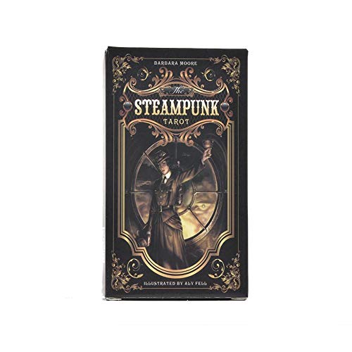 Las Cartas De Tarot Steampunk, 78PCS Cartas De Juego De Mesa De Tarot para Fiesta De Reunión Familiar