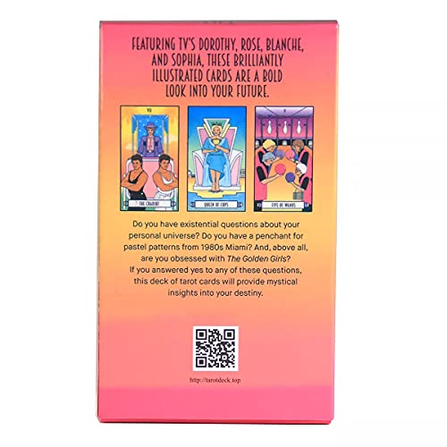 Las Chicas de Oro tarots Tarjetas,The Golden Girls Tarot Cards