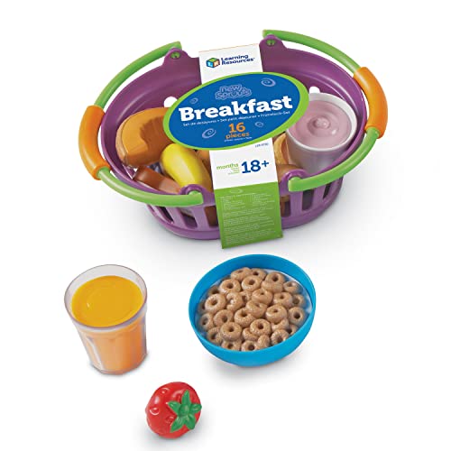 Learning Resources- Cesta del Desayuno New Sprouts, Color (LER9730)